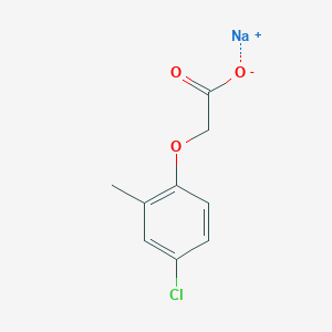molecular formula C9H8ClNaO3 B164995 MCPA-钠 CAS No. 3653-48-3