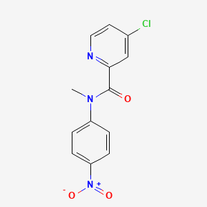 4-chloro-N-methyl-N-(4-nitrophenyl)pyridine-2-carboxamide