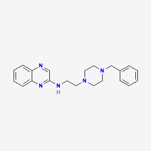 N-[2-(4-benzylpiperazin-1-yl)ethyl]quinoxalin-2-amine