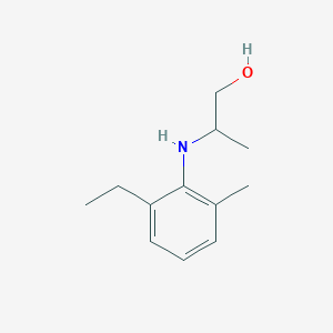 molecular formula C12H19NO B165000 2-[(2-乙基-6-甲基苯基)氨基]-1-丙醇 CAS No. 61520-53-4