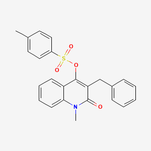 (3-Benzyl-1-methyl-2-oxoquinolin-4-yl) 4-methylbenzenesulfonate