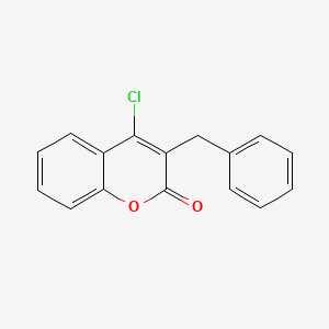 molecular formula C16H11ClO2 B1650006 3-benzyl-4-chloro-2H-chromen-2-one CAS No. 110229-42-0