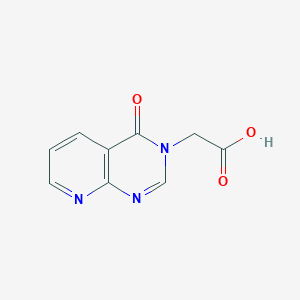 molecular formula C9H7N3O3 B1650034 2-(4-Oxopyrido[2,3-d]pyrimidin-3(4H)-yl)acetic acid CAS No. 1105192-07-1