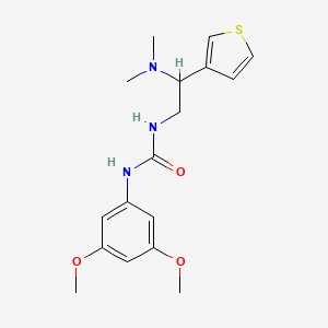 1-(3,5-Dimethoxyphenyl)-3-(2-(dimethylamino)-2-(thiophen-3-yl)ethyl)urea