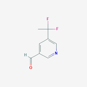 5-(1,1-difluoroethyl)nicotinaldehyde