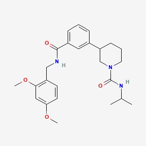 3-(3-{[(2,4-dimethoxybenzyl)amino]carbonyl}phenyl)-N-isopropylpiperidine-1-carboxamide