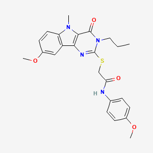 4-{[1-(3-fluorobenzoyl)piperidin-3-yl]methoxy}-N-isopropylbenzamide