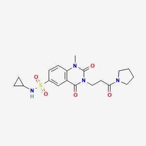 N-butyl-N-ethyl-3-{2-[3-(4-methylphenyl)-1,2,4-oxadiazol-5-yl]ethyl}[1,2,4]triazolo[4,3-b]pyridazin-6-amine