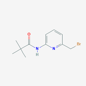 N-[6-(Bromomethyl)pyridin-2-yl]-2,2-dimethylpropanamide