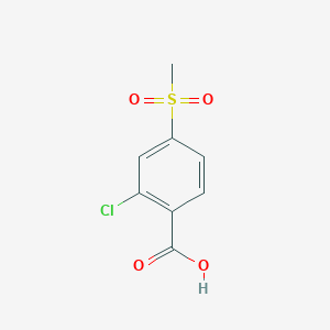 B165011 2-Chloro-4-(methylsulfonyl)benzoic acid CAS No. 53250-83-2