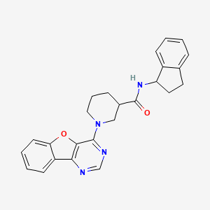 molecular formula C25H24N4O2 B1650111 N-methyl-4-pyridin-4-yl-1,4,6,7-tetrahydro-5H-imidazo[4,5-c]pyridine-5-carboxamide CAS No. 1115900-29-2