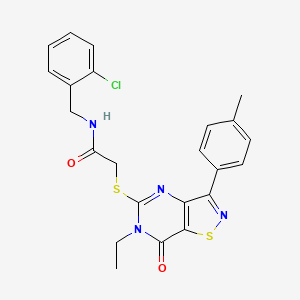 N-(2,4-difluorophenyl)-N'-[1-(4-methylbenzoyl)-2,3-dihydro-1H-indol-6-yl]urea