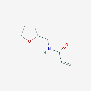 molecular formula C8H13NO2 B1650129 N-[(Oxolan-2-yl)methyl]prop-2-enamide CAS No. 112096-85-2