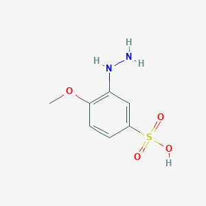 3-Hydrazinyl-4-methoxybenzenesulfonic acid