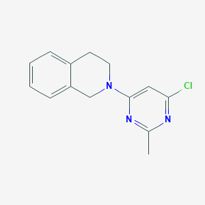 2-(6-chloro-2-methylpyrimidin-4-yl)-3,4-dihydro-1H-isoquinoline