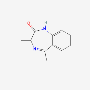 2H-1,4-Benzodiazepin-2-one, 1,3-dihydro-3,5-dimethyl-