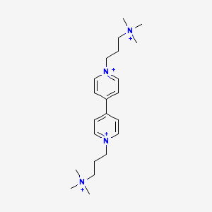 4,4'-Bipyridinium, 1,1'-bis[3-(trimethylammonio)propyl]-