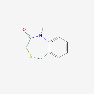 molecular formula C9H9NOS B1650150 4,1-Benzothiazepin-2(3H)-one, 1,5-dihydro- CAS No. 1128-46-7
