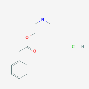 Benzeneacetic acid, 2-(dimethylamino)ethyl ester, hydrochloride