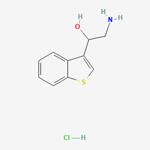 2-Amino-1-benzo[b]thiophen-3-yl-ethanol hydrochloride salt