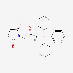 2,5-Pyrrolidinedione, 1-[2-oxo-3-(triphenylphosphoranylidene)propyl]-