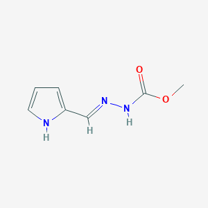 methyl (2E)-2-(1H-pyrrol-2-ylmethylidene)hydrazinecarboxylate
