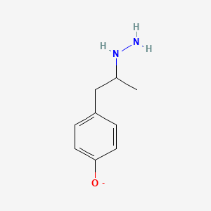 4-(2-Hydrazinylpropyl)phenolate