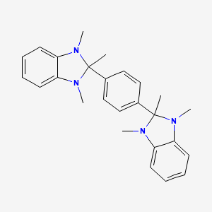 1H-Benzimidazole, 2,2'-(1,4-phenylene)bis[2,3-dihydro-1,2,3-trimethyl-