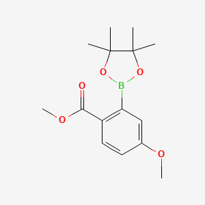 Methyl 4-methoxy-2-(4,4,5,5-tetramethyl-1,3,2-dioxaborolan-2-yl)benzoate