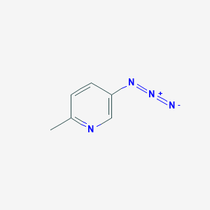 molecular formula C6H6N4 B1650187 5-Azido-2-methylpyridine CAS No. 114627-66-6