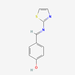 Phenol, 4-[(2-thiazolylimino)methyl]-