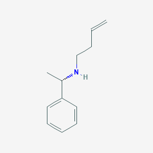 molecular formula C12H17N B1650210 But-3-enyl-((S)-1-phenyl-ethyl)-amine CAS No. 114963-47-2