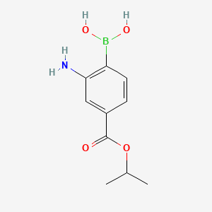 2-Amino-4-(isopropoxycarbonyl)phenylboronic acid,hcl