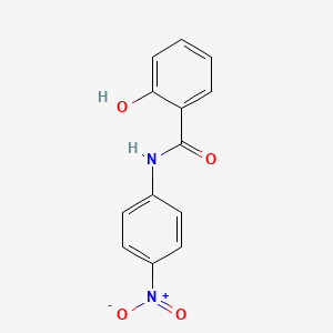 molecular formula C13H10N2O4 B1650215 2-Hydroxy-N-(4-nitrophenyl)benzamide CAS No. 1152-51-8