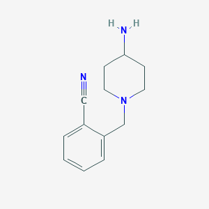 2-[(4-Aminopiperidin-1-yl)methyl]benzonitrile