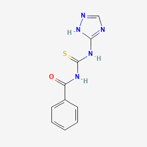 Benzamide, N-[thioxo(1H-1,2,4-triazol-3-ylamino)methyl]-