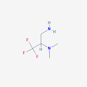 3,3,3-Trifluoro-N~2~,N~2~-dimethylpropane-1,2-diamine