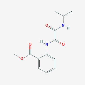 molecular formula C13H16N2O4 B1650247 Methyl 2-[[2-oxo-2-(propan-2-ylamino)acetyl]amino]benzoate CAS No. 1158759-29-5