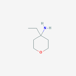 molecular formula C7H15NO B1650248 4-Ethyloxan-4-amine CAS No. 1158759-90-0