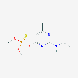 molecular formula C9H16N3O3PS B165026 去乙基倍硫磷甲酯 CAS No. 67018-59-1