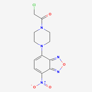 2-Chloro-1-[4-(4-nitro-2,1,3-benzoxadiazol-7-yl)piperazin-1-yl]ethanone