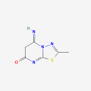 5,6-Dihydro-5-imino-2-methyl-7H-1,3,4-thiadiazolo(3,2-a)pyrimidin-7-one