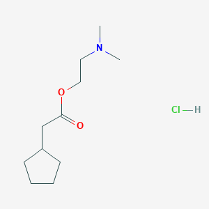 B165029 Cyclopentaneacetic acid, 2-(dimethylamino)ethyl ester, hydrochloride CAS No. 129320-11-2