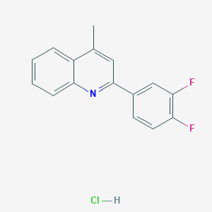 2-(3,4-Difluorophenyl)-4-methylquinoline hydrochloride