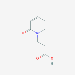 molecular formula C8H9NO3 B165039 3-(2-氧代吡啶-1(2H)-基)丙酸 CAS No. 68634-48-0