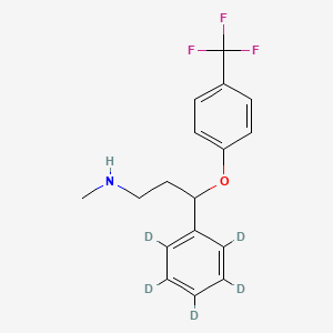 N-methyl-3-(2,3,4,5,6-pentadeuteriophenyl)-3-[4-(trifluoromethyl)phenoxy]propan-1-amine