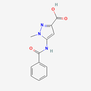 5-Benzamido-1-methylpyrazole-3-carboxylic acid
