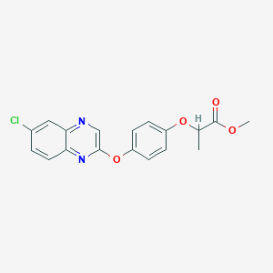 molecular formula C18H15ClN2O4 B165045 Quizalofop-methyl CAS No. 76578-13-7