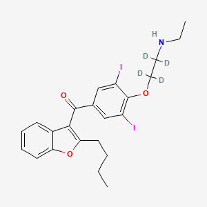 (2-Butyl-1-benzofuran-3-yl)(4-{[2-(ethylamino)(~2~H_4_)ethyl]oxy}-3,5-diiodophenyl)methanone