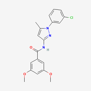 N~1~-[1-(3-chlorophenyl)-5-methyl-1H-pyrazol-3-yl]-3,5-dimethoxybenzamide